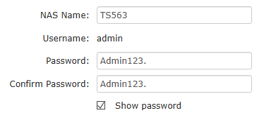 QNAP TS-563 5 Bay NAS Server 5x 1TB HDD !