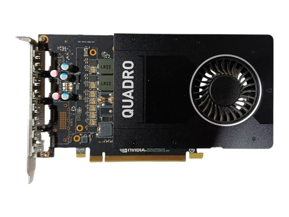 NVIDIA Quadro P2000 5GB GDDR5 Graphics Card, 4x DisplayPort