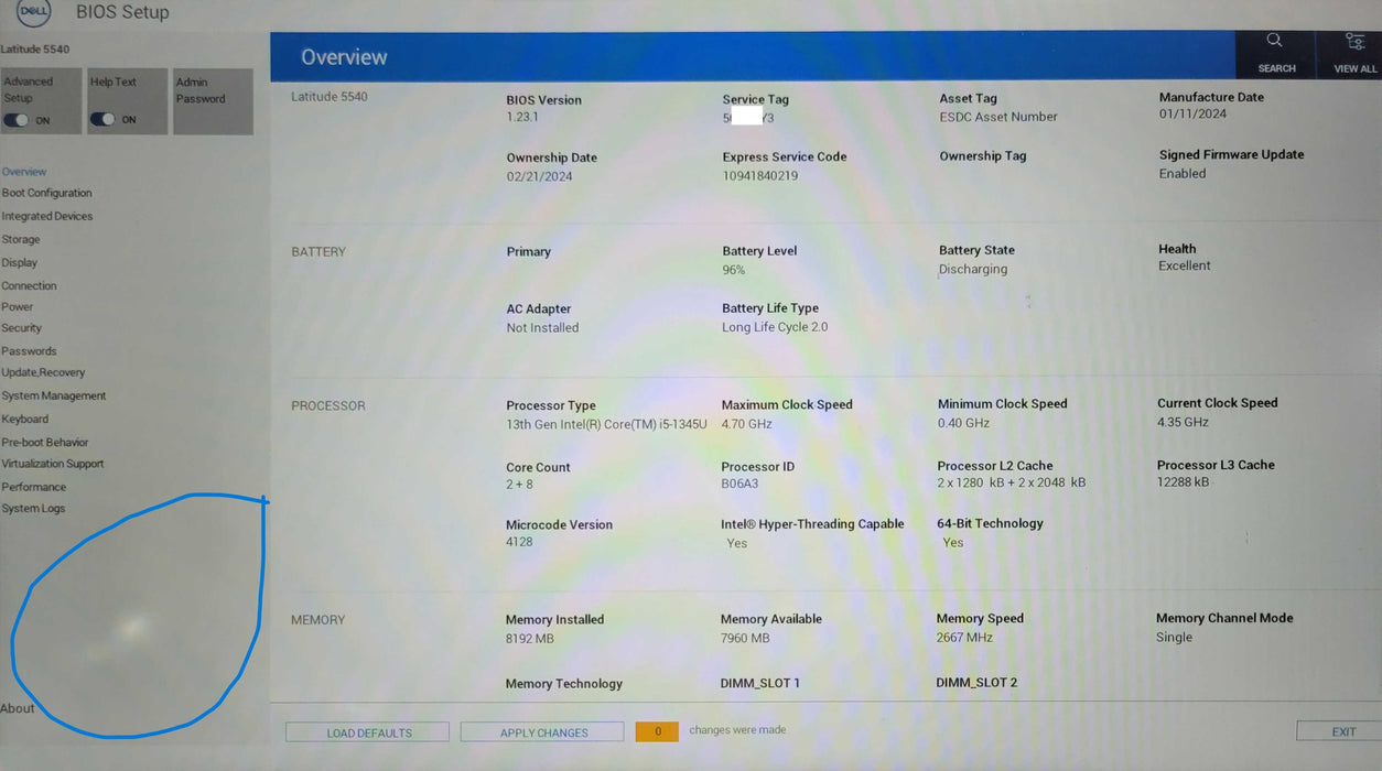 Dell Latitude 5540 Core i5-1345U 16GB RAM 256GB SSD Touch/Wi-FI/Webcam, SEE _ Lap200