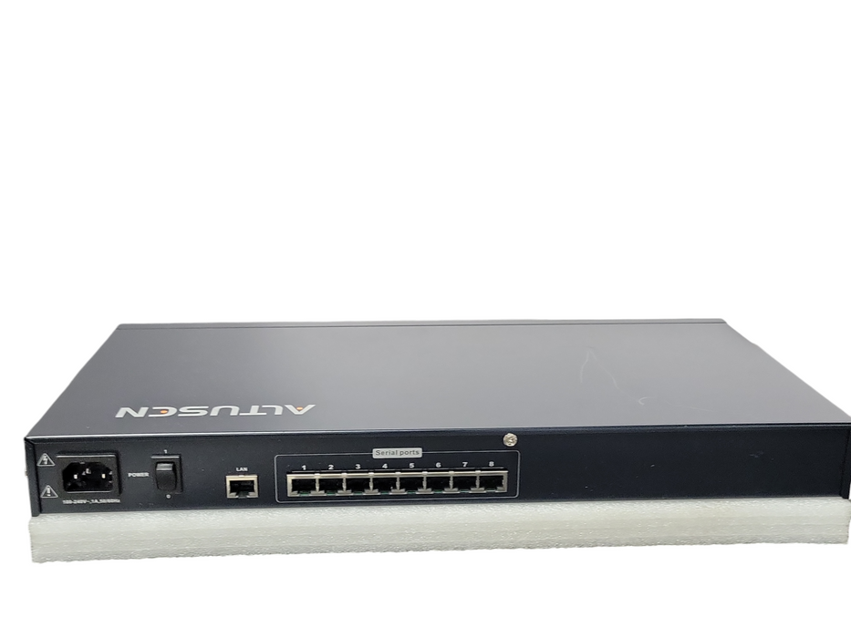 Altusen 8-Port Serial over the NET SN0108 KVM Switch, Read _