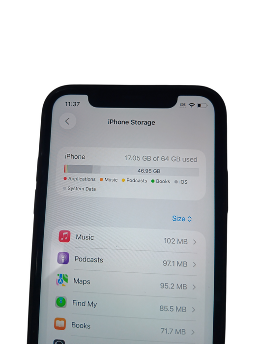 Apple iPhone 11 - 64GB - Space Gray [A2111]