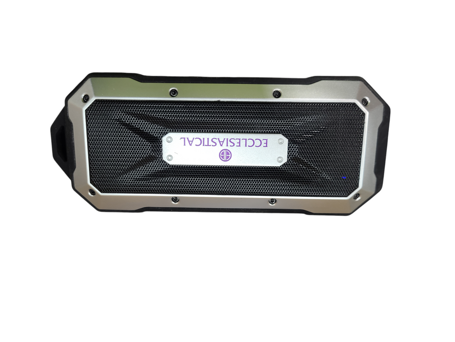 Boulder 7199-85 Portable Wireless Bluetooth Outdoor Speaker- Silver & Black