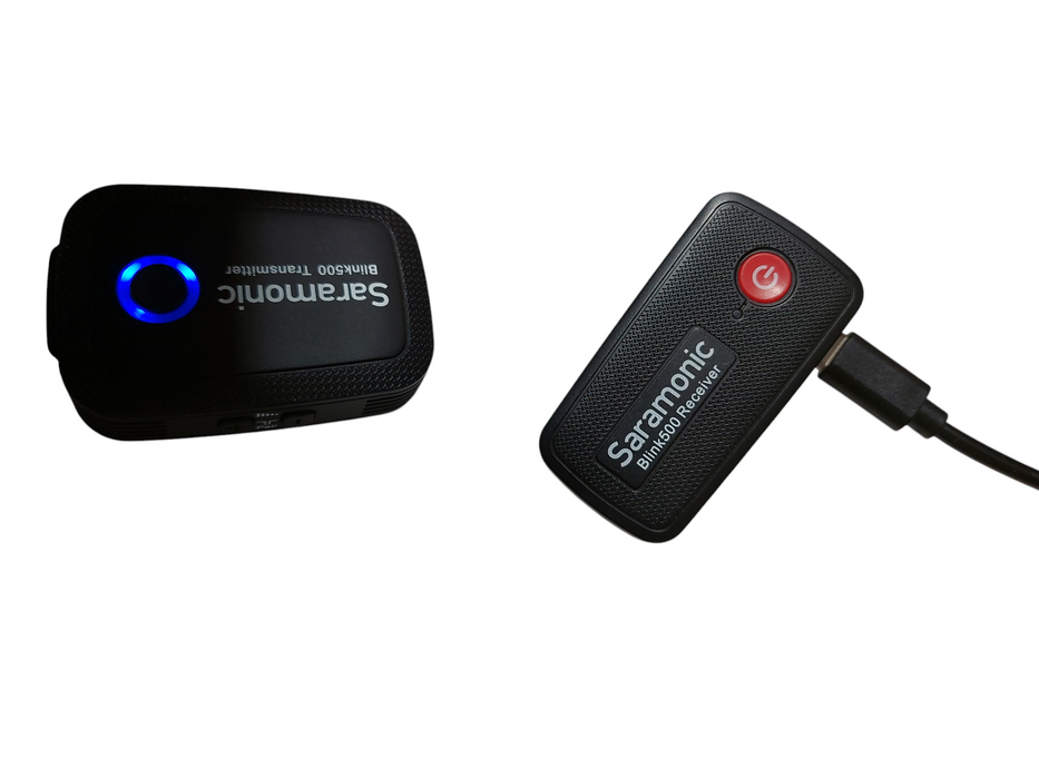 2- Saramonic Blink500 Transmitter & Blink500 Receiver USB C Type ( Loose )  =