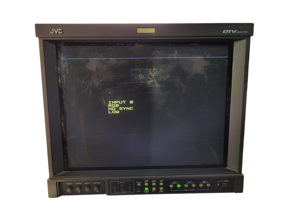 JVC DT-V1710CG 17inch CRT HD monitor (retro gaming), HDSDI / RGB $