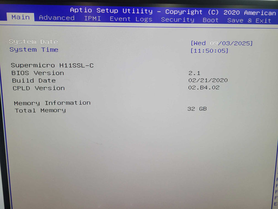 Supermicro H11SSL-C - AMD EPYC 7302P (16-Core) 32GB DDR4 NO HDD LSI SAS3008 %