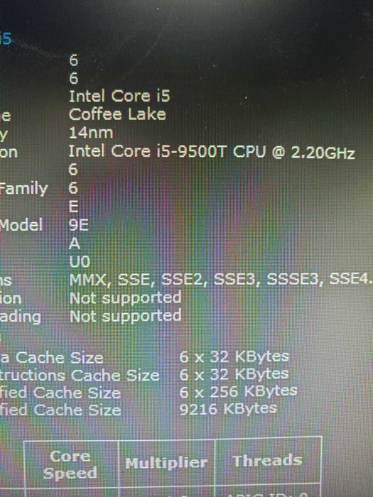 Dell OptiPlex 7070 USFF i5-9500T @2.20GHz, 16GB DDR4, 256GB NVMe 1TB HDD