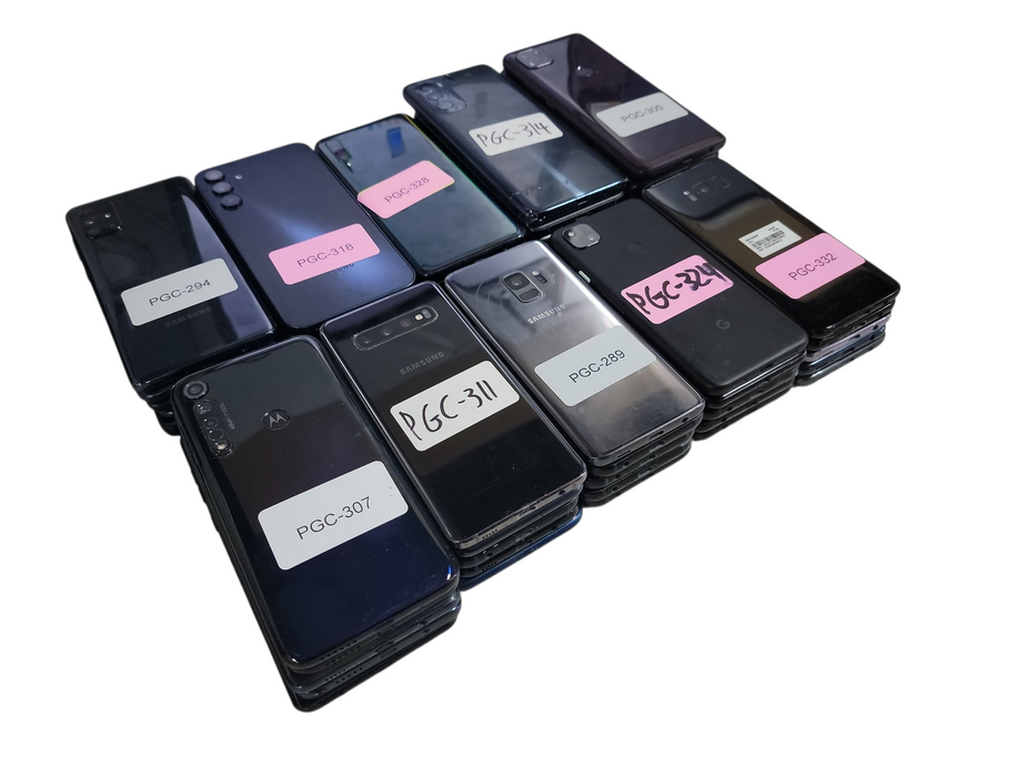 Lot of 50x Android Phones [Samsung / ZTE / Google | B/C Condition][PGC-10]