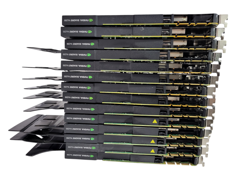 Lot of 14x NVIDIA Quadro K4200 4GB GDDR5 GK104 Workstation Graphics Card  $