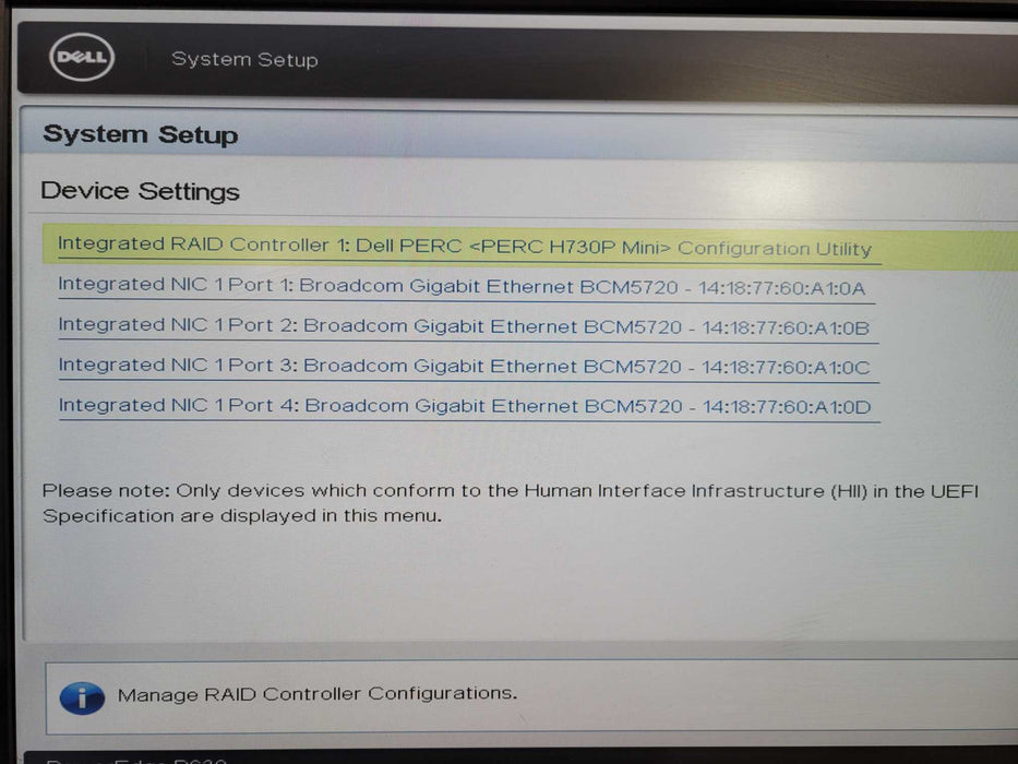 Dell PowerEdge R630 1U 2x Xeon E5-2620 v3 @ 2.31Hz 32GB RAM H730P Mini 8x 2.5" !