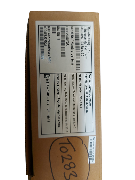 CISCO CP-8841-K9= IP PHONE 8841 REV FO VOIP New