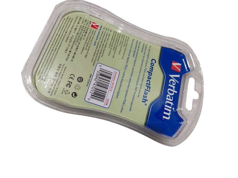Verbatim Compact Flash Cards 2GB NEW Q=