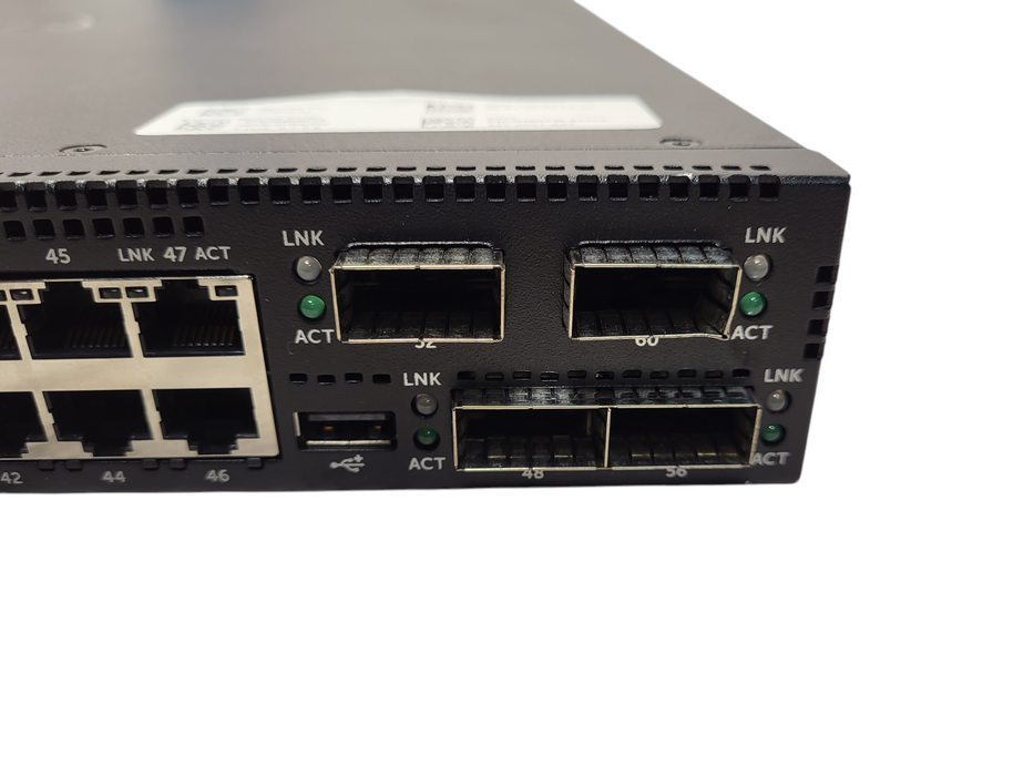 Dell Force10 S4820T 48x 10GBase-T + 4x 40GbE QSFP Network Switch w/ 1x PSU $