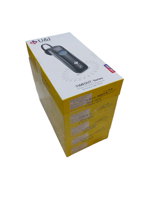 Lot of 5x U&I Single Wireless Earphone | 24 Hours Talk Time*