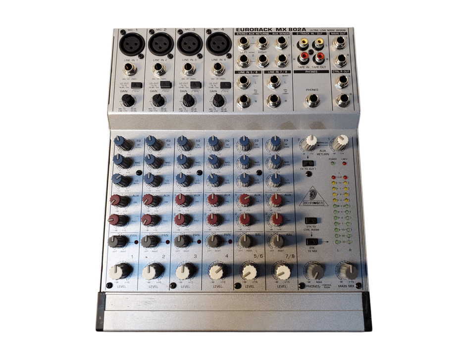 BEHRINGER Eurorack MX 802A-8ULN -Channel Mixing Console with Adapter