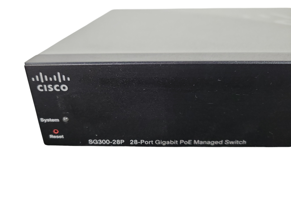 Cisco SG300-28P 28-Port Gigabit PoE Managed Switch SRW2024P-K9 !