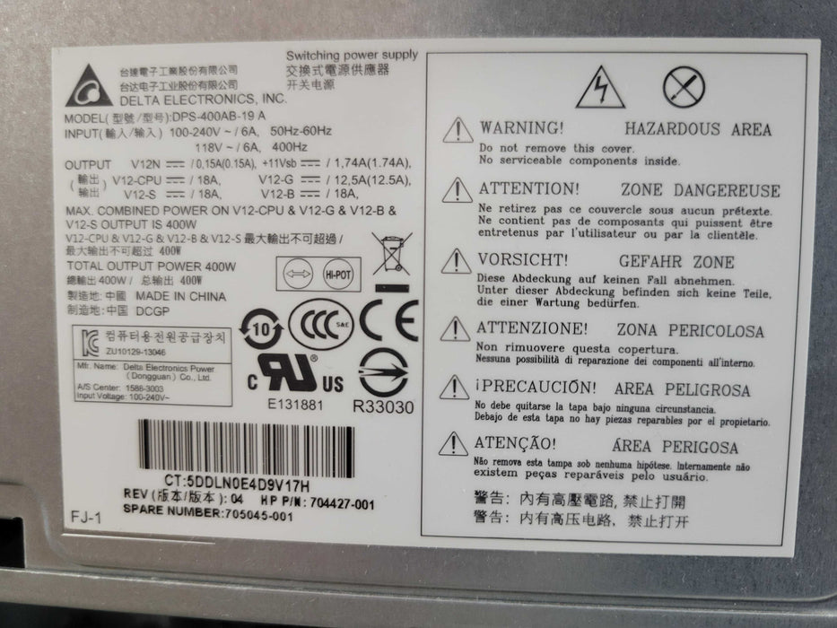 HP Z230 Workstation Xeon E3-1240v3 3.40GHz, 16GB Ram, Quadro K420, No HDD _