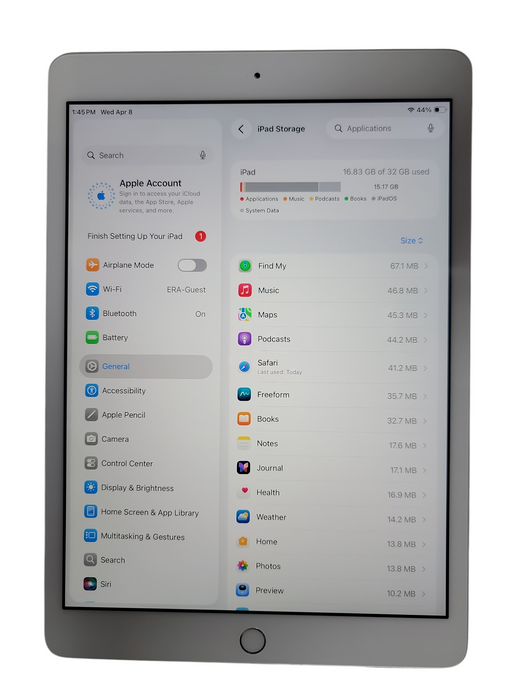 Apple iPad 8th Gen - 32GB - Silver [A2270] Q