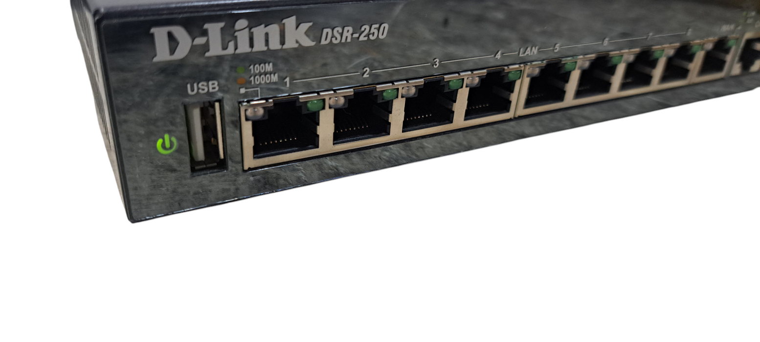 D-Link DSR-250 Dual WAN Security VPN Router