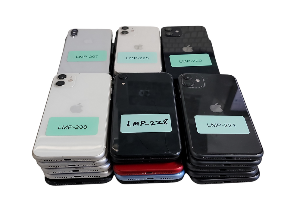 Lot of 30x Apple iPhone [X to 12 | Locked | A/B Condition][LMP-9] (