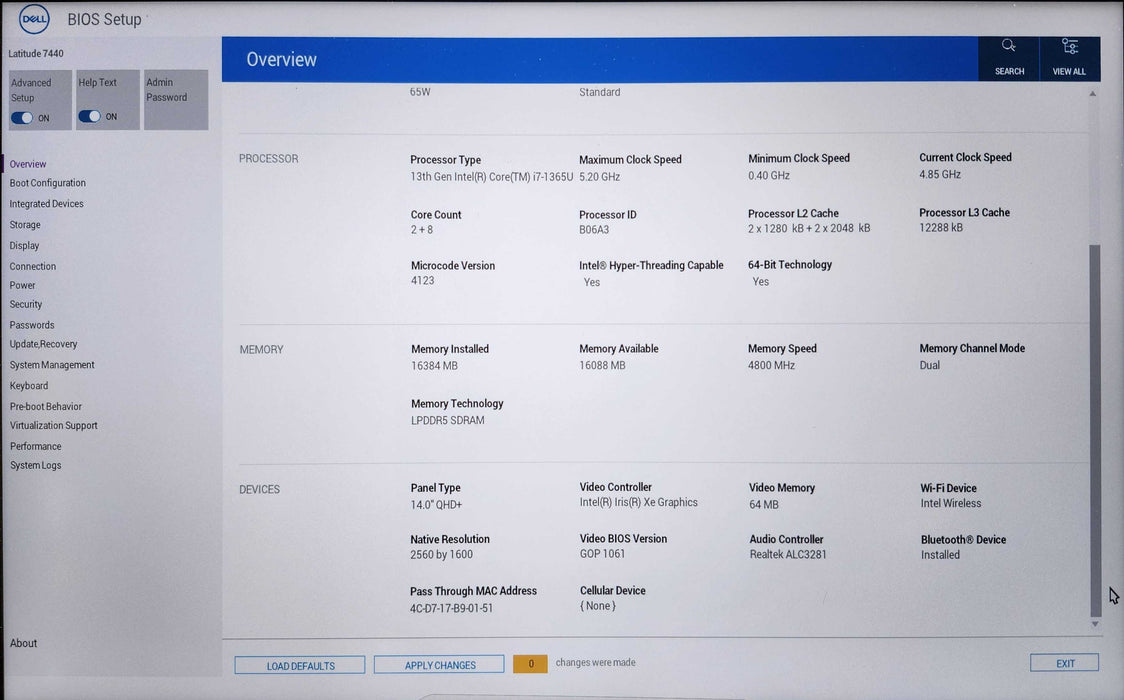 Dell Latitude 7440 TOUCH, i7-1365U, 16GB DDR5, 512GB NVMe, 65W AC  Lap200