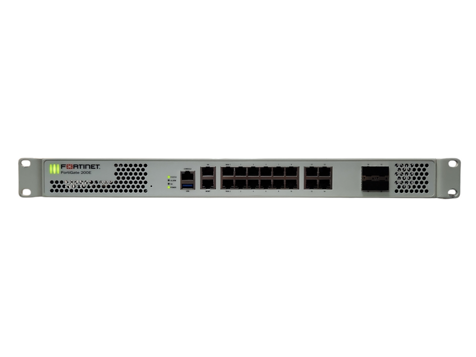 Fortinet FortiGate-200E 18-Port Gigabit Network Security Firewall, FG-200E