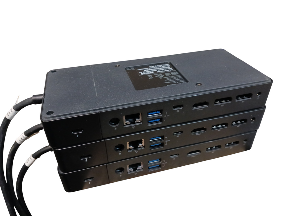 Lot of 3x Dell WD19TB Thunderbolt Docking Station No Power Adapter