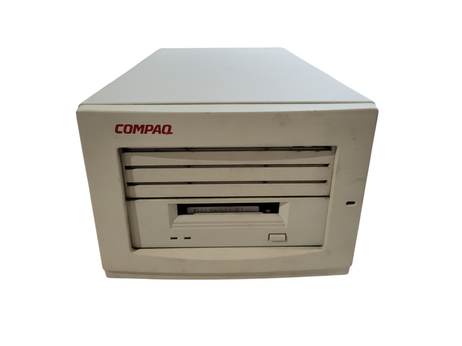 Compaq SCSI External Tape Drive  %