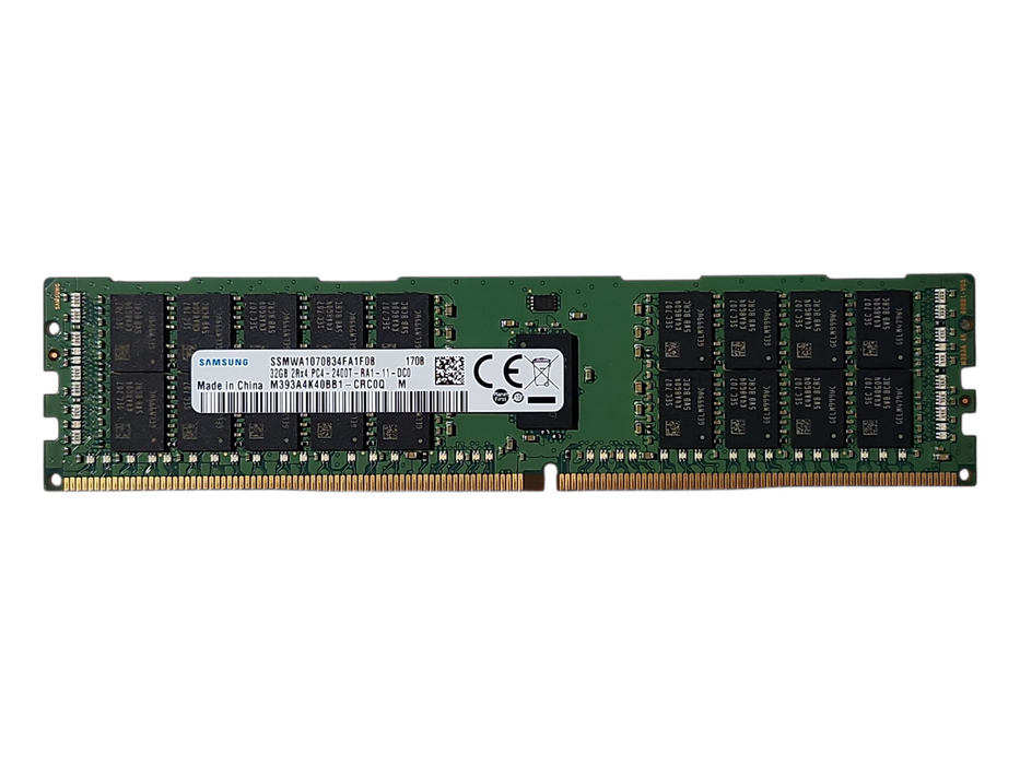 Samsung 32GB 2Rx4 PC4-2400T-RA1, DDR4, Server Memory Q