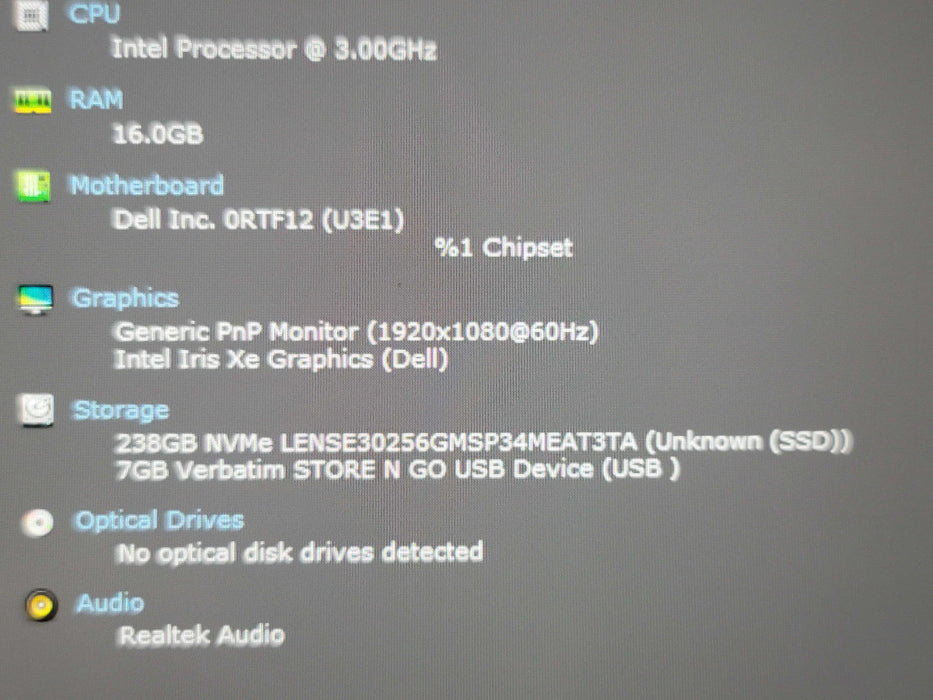 Dell Latitude 7420 i7-1185G7 16GB RAM 256GB NVMe β Lap200
