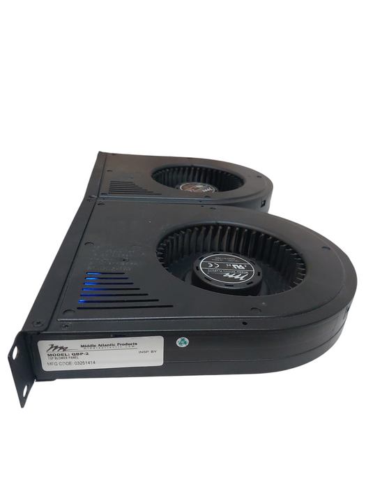 Middle Atlantic Rack Mount Fans 1SP Blower Panel  Model: QBP-2 =