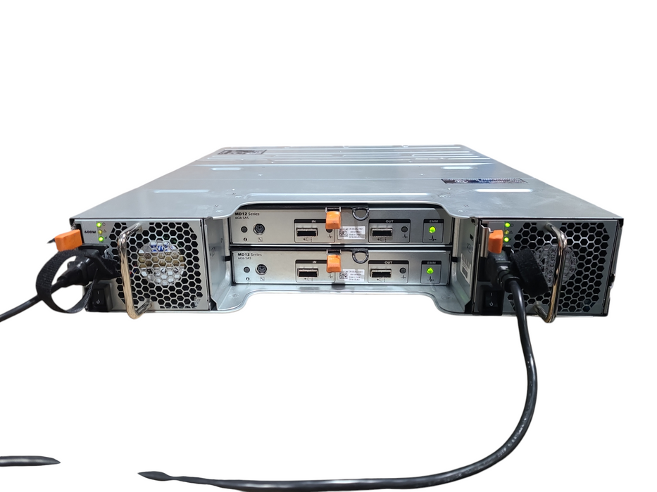 Dell PowerVault MD1200 E03J Storage W/ 2x 600W PSU + 2x MD12 Module