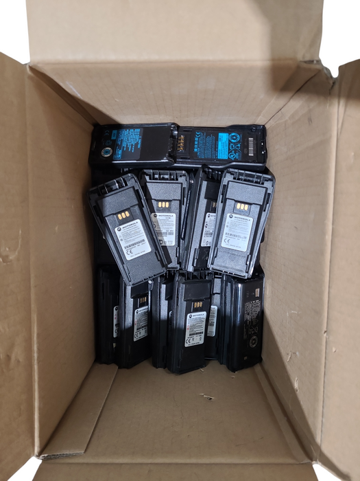 Lot 16x Assorted Batteries for Two Way Radios