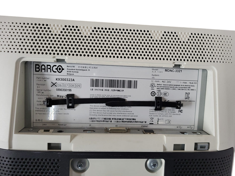 Barco Nio Color 3MP LED (MDNC‑3321) w/ AC Adapter Q$