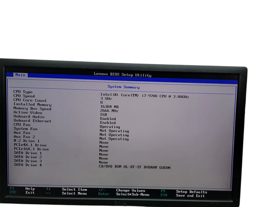 Lenovo ThinkStation  P330 i7 - 9700 @ 3.00GHz 16GB DDR4 Ram No HDD θ