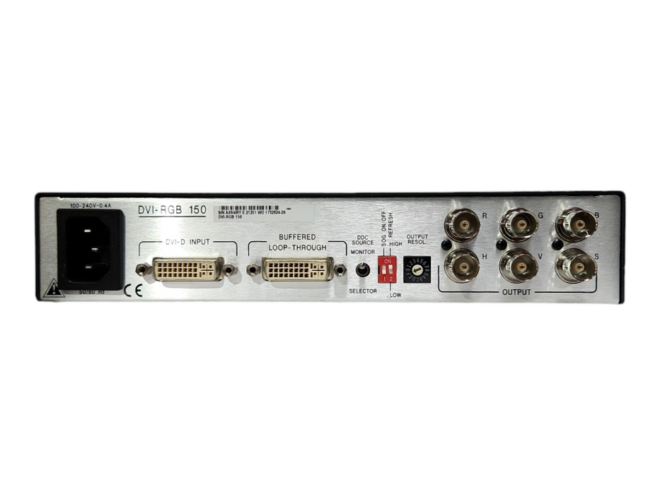 Extron DVI-RGB 150 DVI to RGB Interface, READ