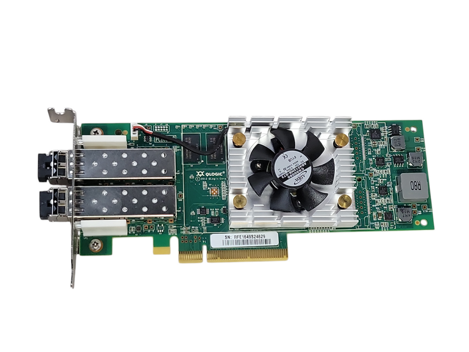 QLOGIC QLE2672 Dual Port 16Gb SFP+ FC HBA server card, LP bracket _