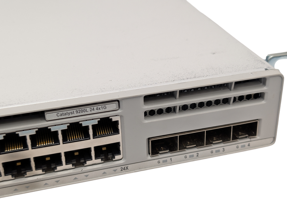 Cisco C9200L-24T-4G-E 24-Port Gigabit 4x1G Managed Network Switch, 2x PSU _