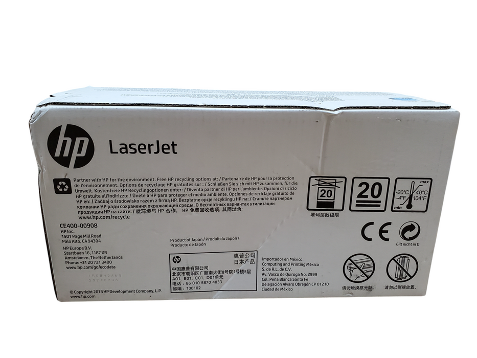 HP LaserJet CE400YC Black Toner Cartridge - New