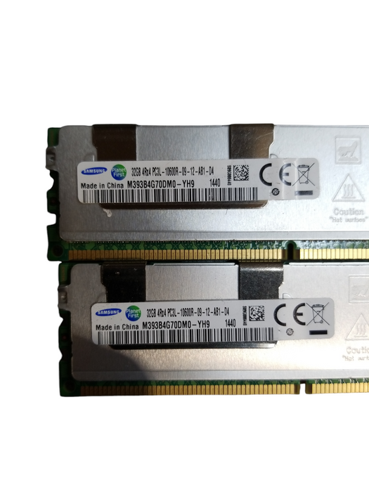 Samsung 64GB (2x 32GB)  PC3L-10600R-09-12-AB1-04 Server Memory