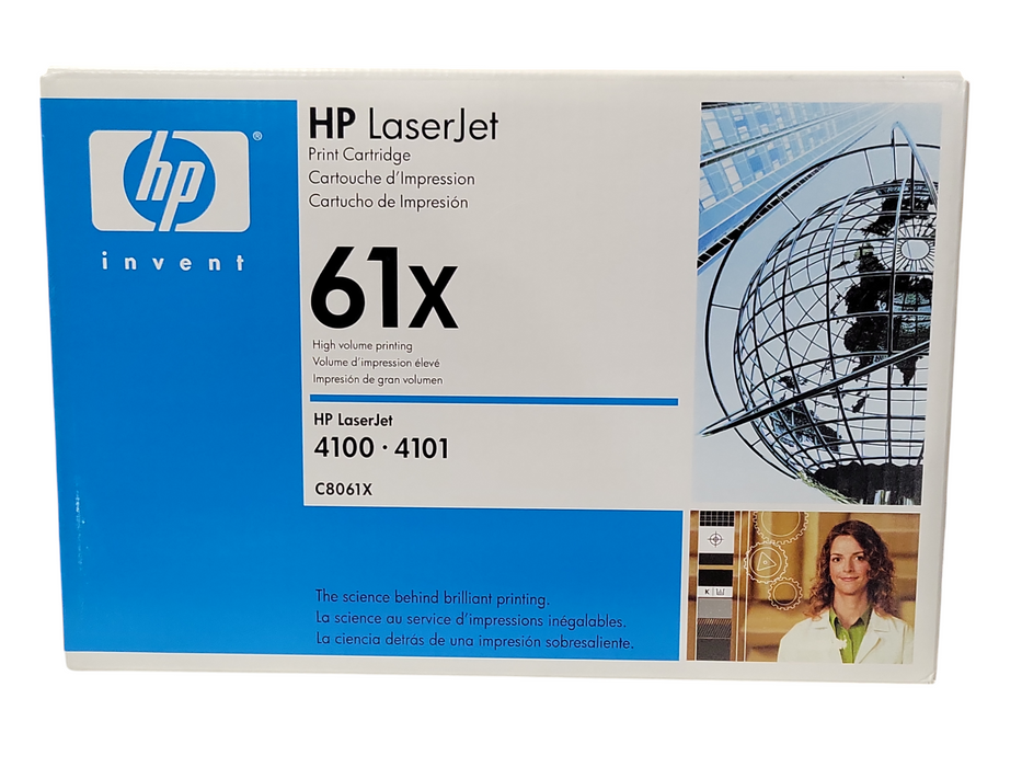 New HP LaserJet Print Cartridge 61x C8061X _