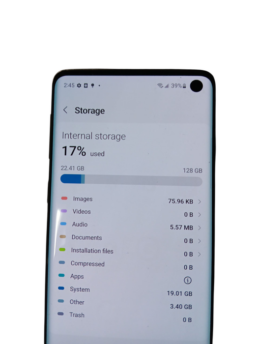 Samsung Galaxy S10 - 128GB - Black [SM-G973W]