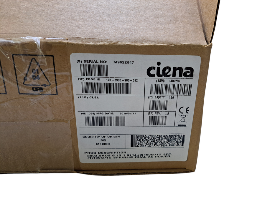 Ciena 3903 Service Delivery Switch 170-3903-900 | New Open Box Q