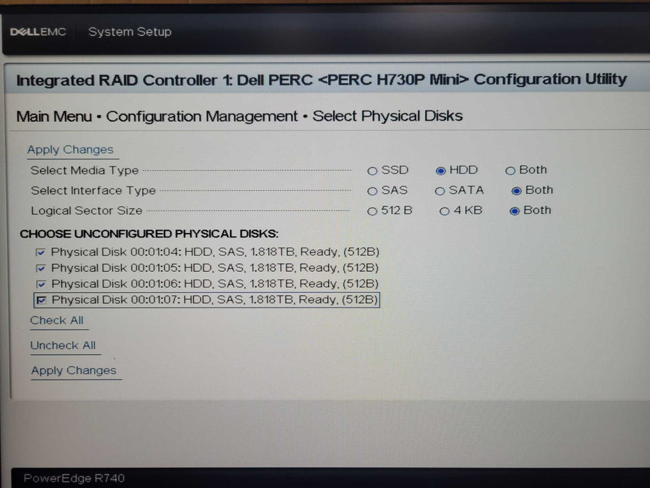 Dell PE R740, 1x Xeon silver 4110, 32GB, 4x 800GB SAS SSD + 4x 2TB SAS, SEE _