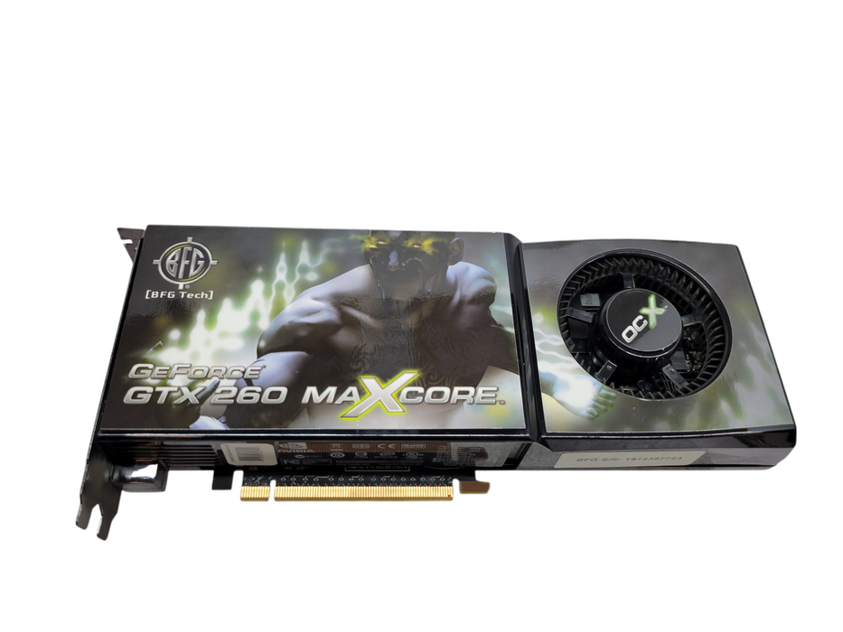 BFG NVIDIA GTX260 MAXCORE 896MB PCIE %