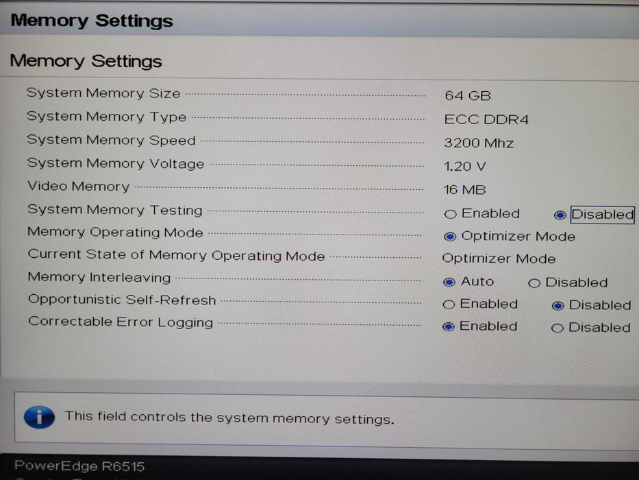Dell PowerEdge R6515 1U 10-Bay SFF AMD EPYC 7420P 24-Core, 64GB, 2x PSU _