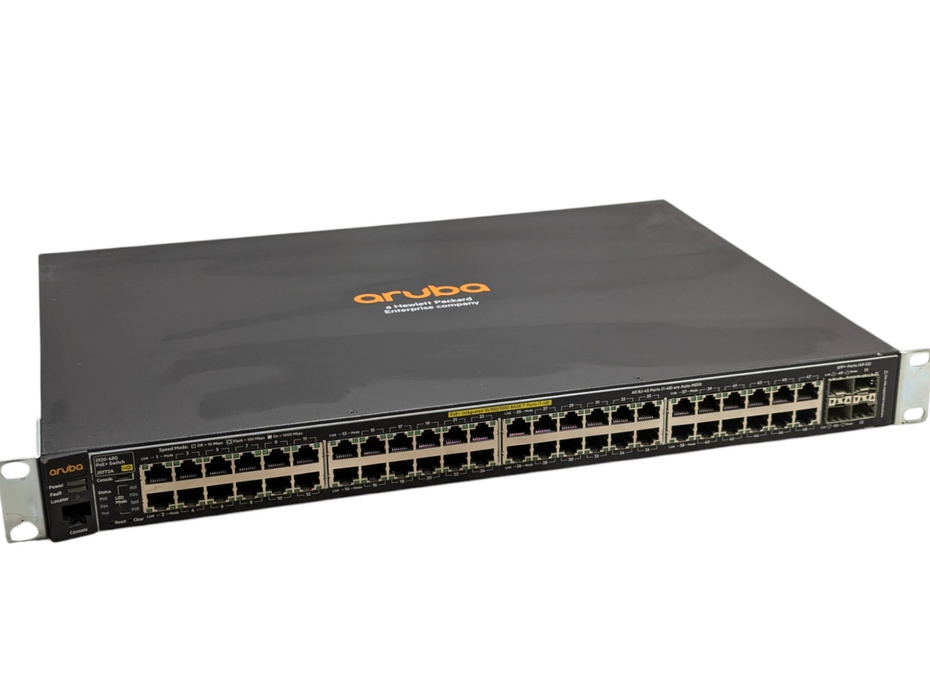 HPE Aruba 2530-48G PoE+ Switch J9772A 48 Port Gigabit Managed Switch  -