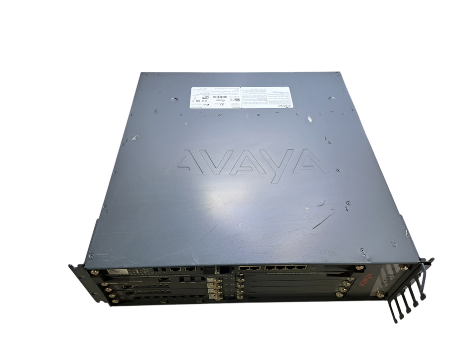 Avaya G450 Chassis w/ MB450, 2x MM710B, S8300 & MM711 | 1x PSU *READ*