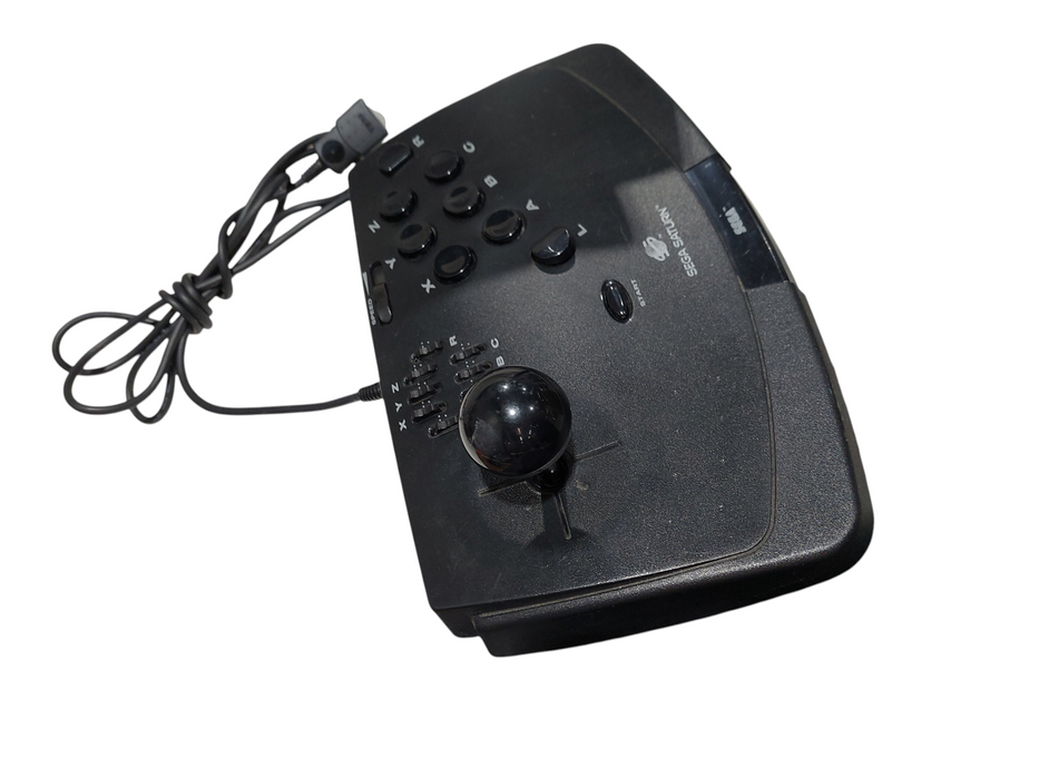Sega Saturn ( Parts ) Model: MK-80000 With Fight Stick Controller MK-80112 =