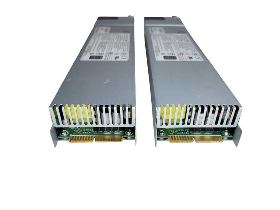 Lot of 2x - Supermicro 1200W 80 PLUS TITANIUM SWITCHING SERVER PSU %