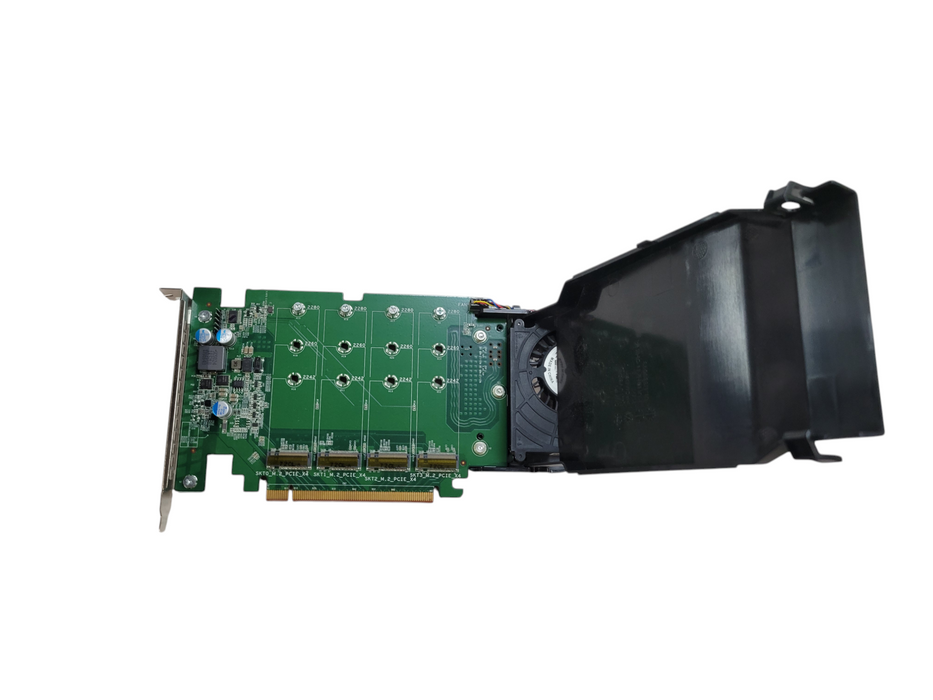 Dell Ultra 4x M.2 NVMe SSDs to x16 PCIe Adapter Card 80G5N 6N9RH TX9JH DPWC %